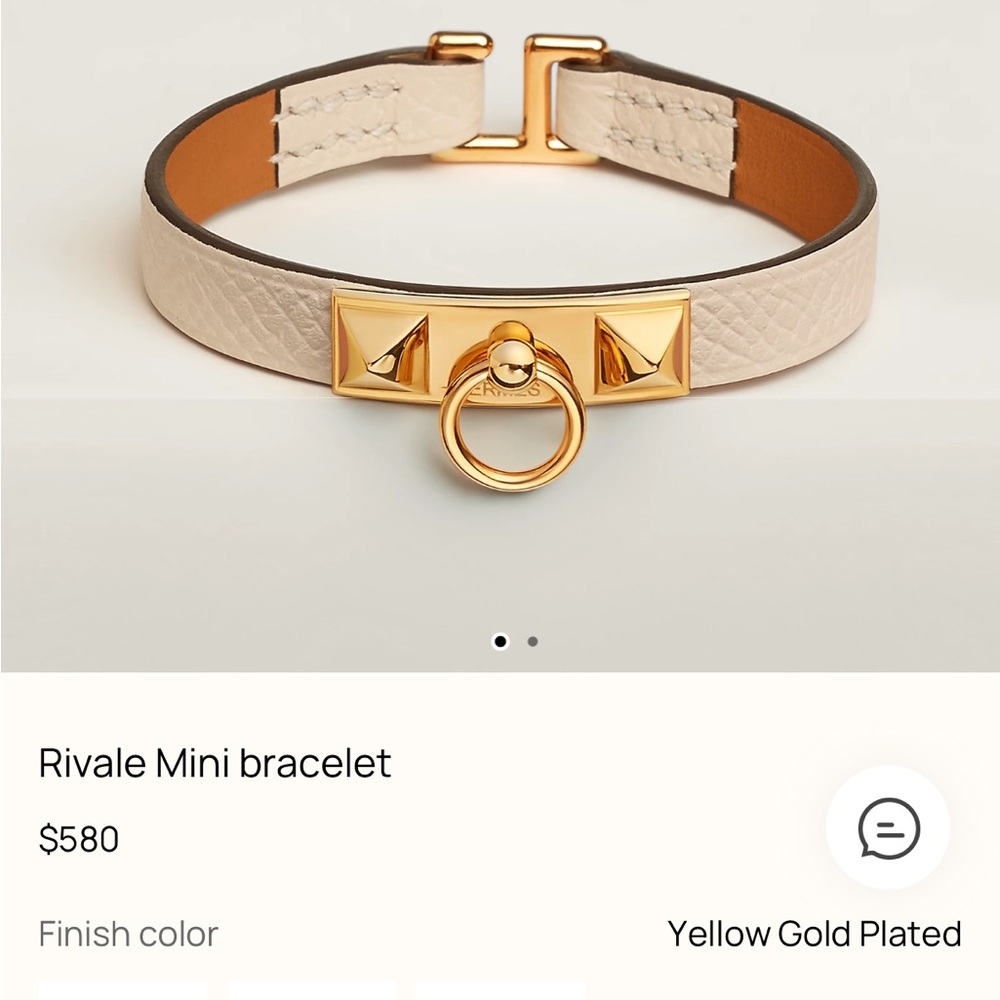 Authentic Hermes Rivali Mini Bracelet - Picture 6 of 8